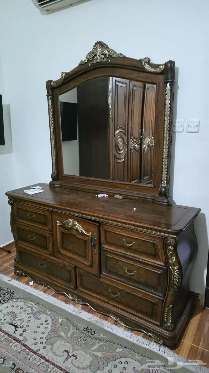 اثاث غرفه نوم اصليه نظيفه جدا لعرسان استخام بسيط ضمان مفتوح 4