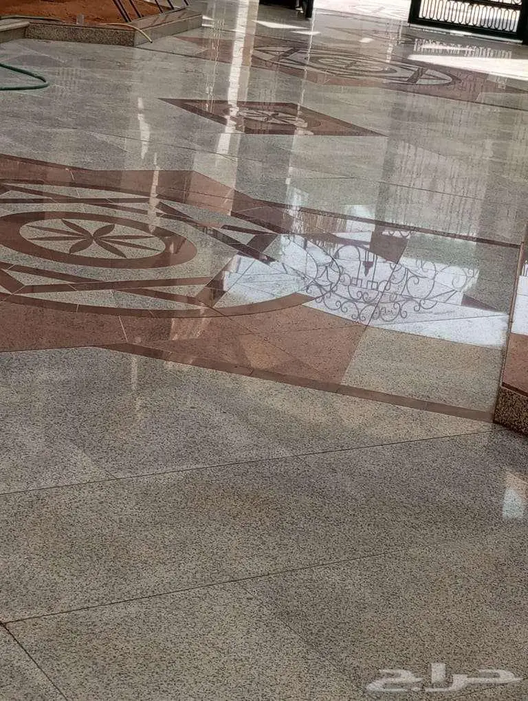 جلي بلاط تلميع رخام معا كرستال 0
