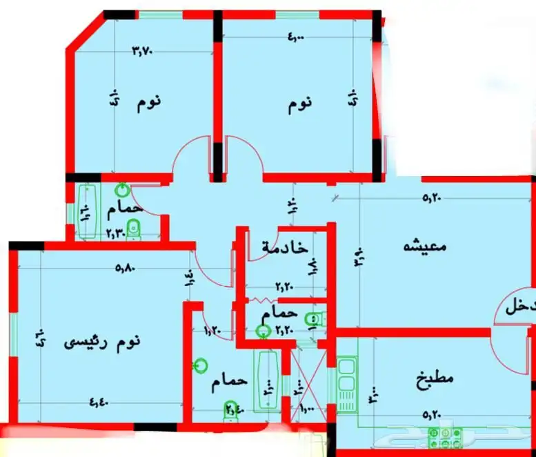 شقة للإيجار - حي الفيصلية 11