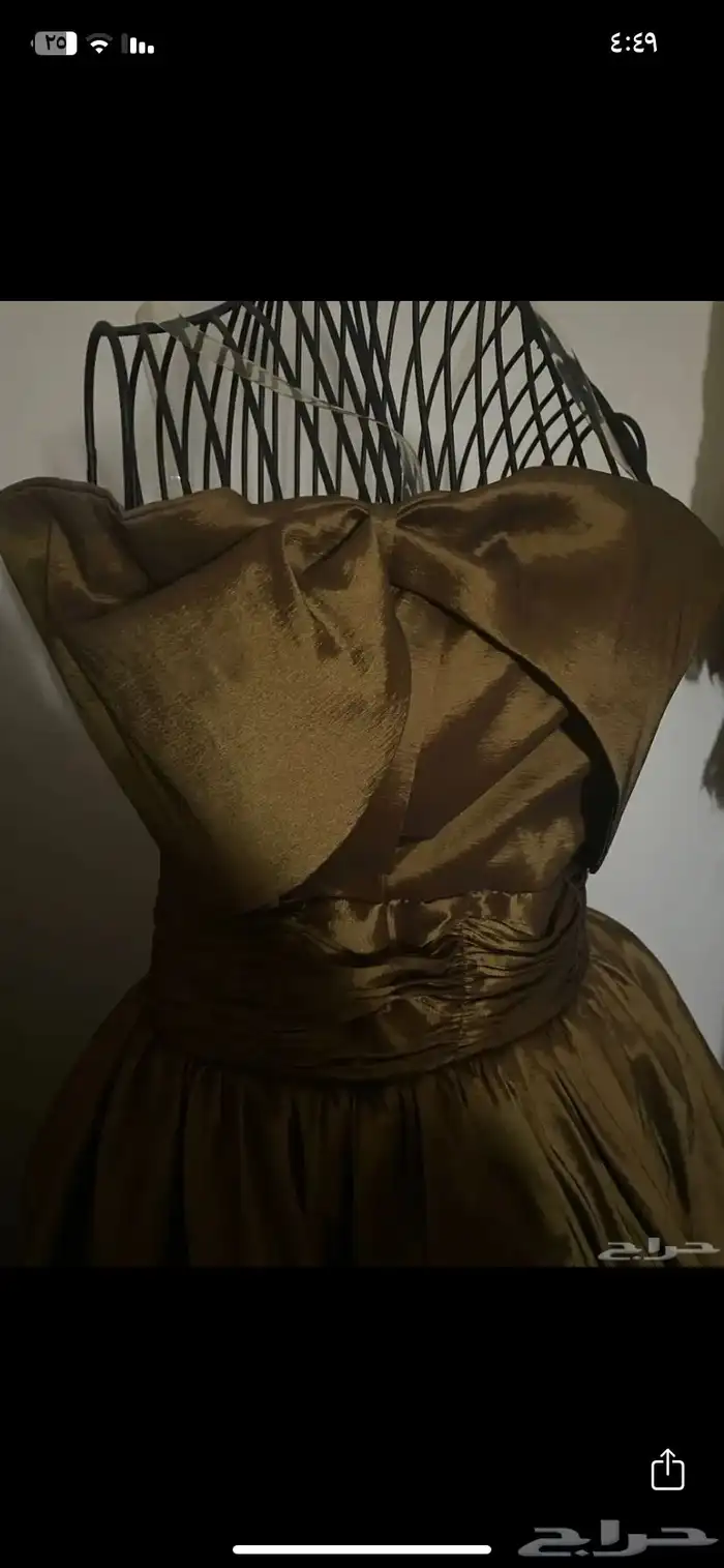 فستان اعراس ذهبي 2