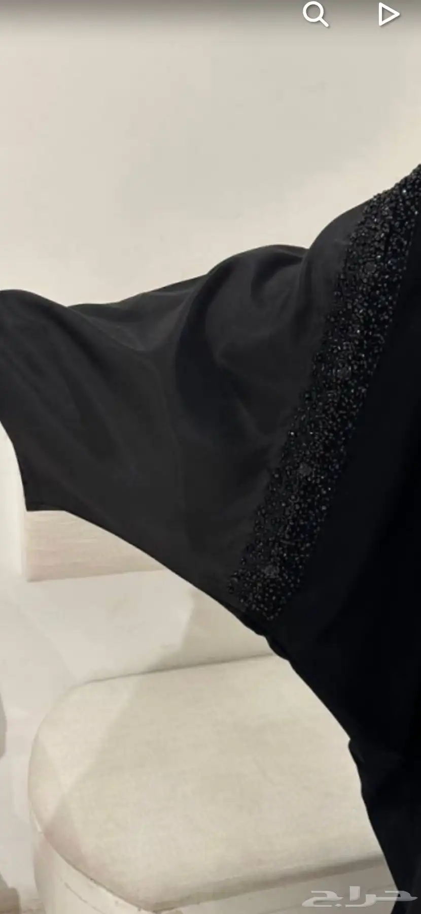 عبايه ربع بشت استخدام نظيف كم مره فقط 1