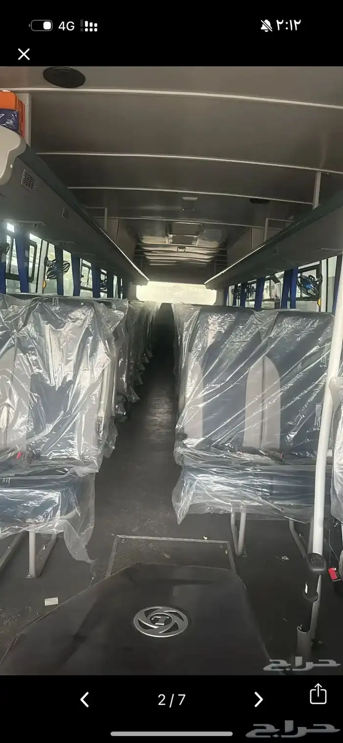 باص اشوك 64 راكب   ايجار فقط 1