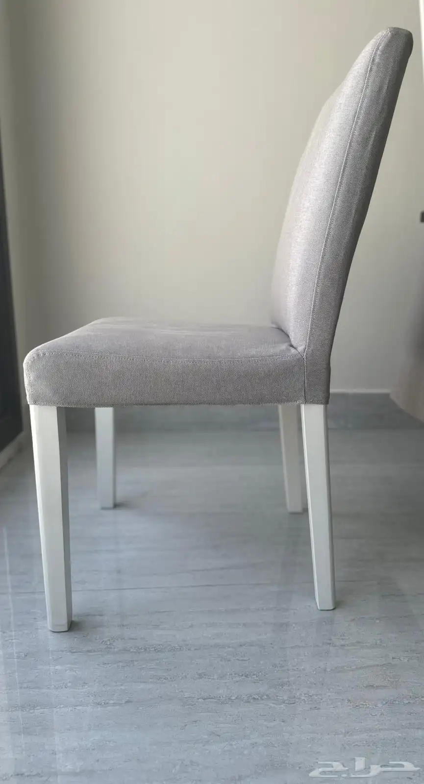 IKEA Chair BERGMUND Chair  white Orrsta light grey index