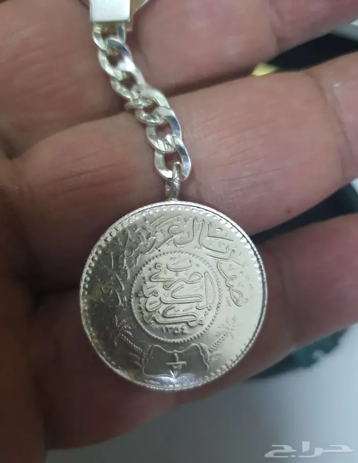 مداليا أو مدلية فضة بالكامل 4