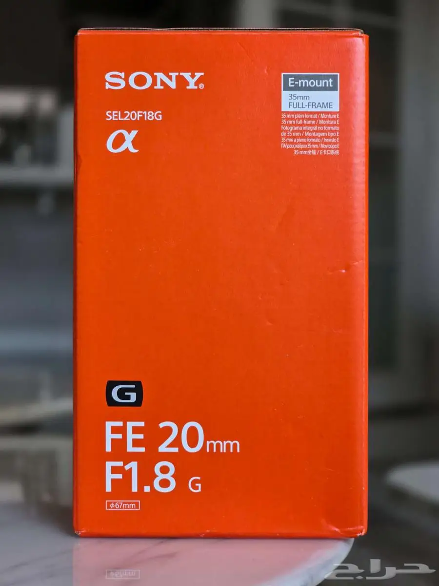 للبيع  عدسة جديدة Sony FE 20mm f 1.8 G Lens 0