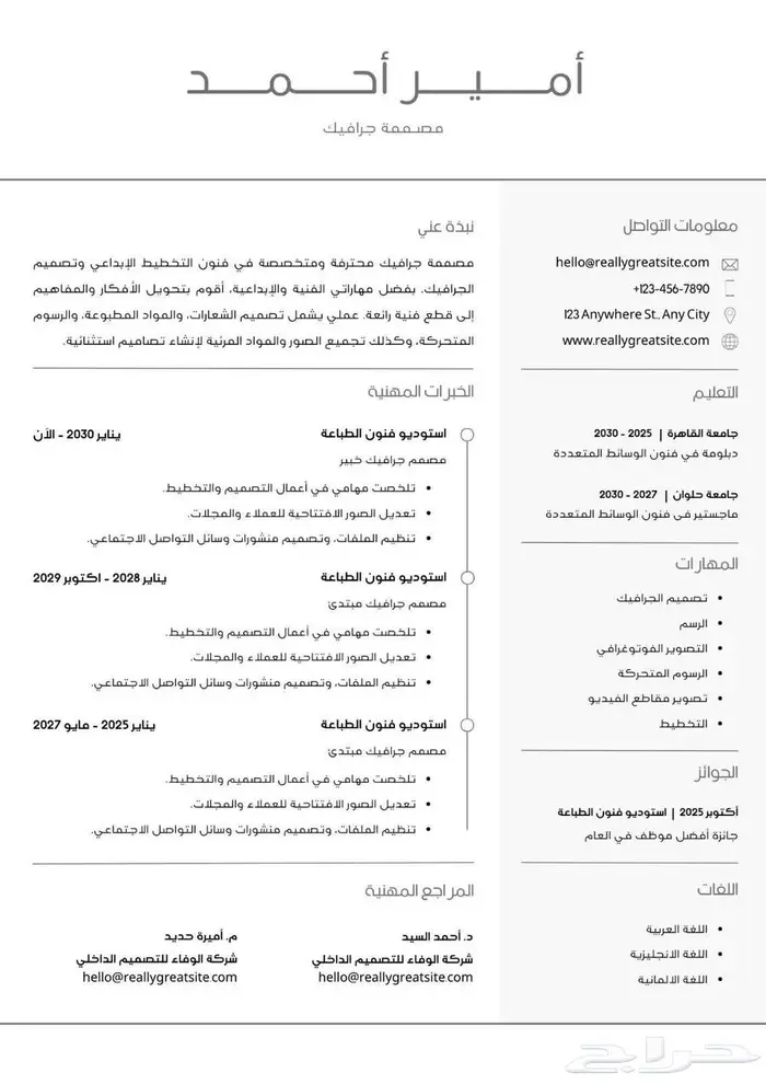 cv Cv سيرة ذاتية 5