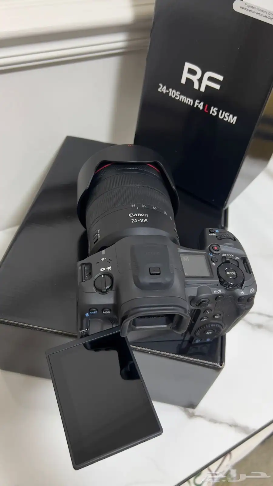 canon r5 ii rf 24-105 بكامل الاغراض شبه الجديد 4