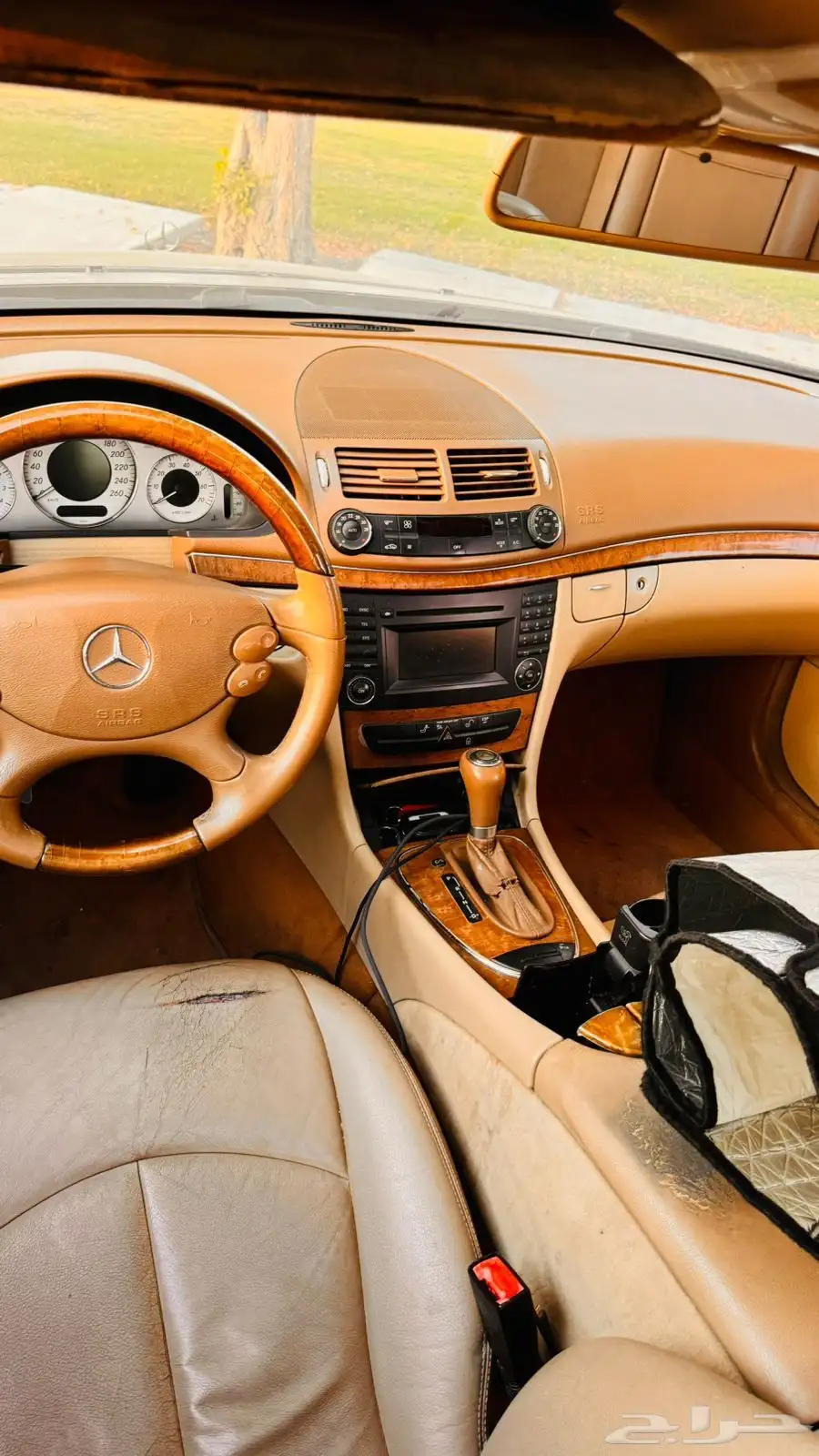 مرسيدس E280 2009 وارد الامارت تشليح 10