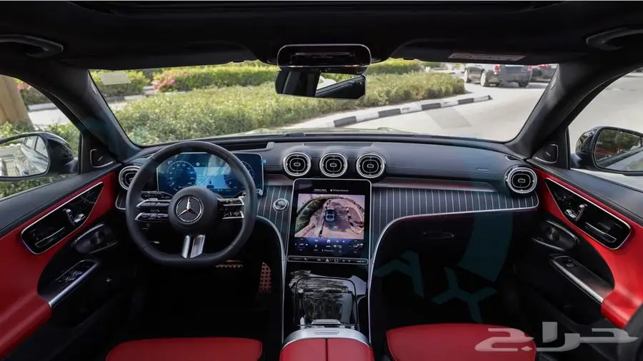 2025 مرسيدس سي 200 AMG بريميوم بلس خليجي اصفار ضمان الوكيل 9