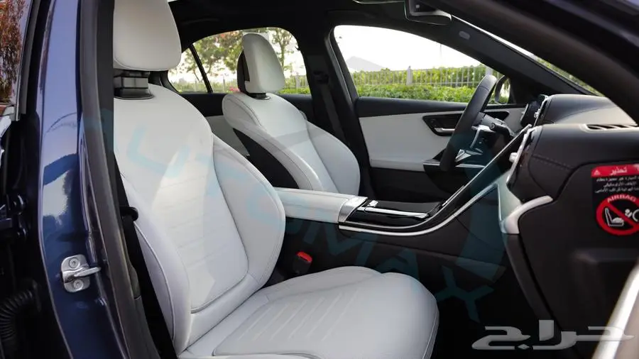 مرسيدس بنز c200 premium 2025 خليجي اصفار مع ضمان الوكيل 21