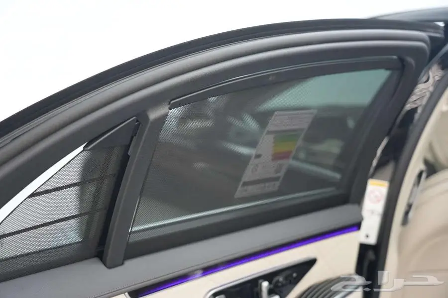 مرسيدس S 500 موديل 2025 أصفار خليجي أسود أبيض 17