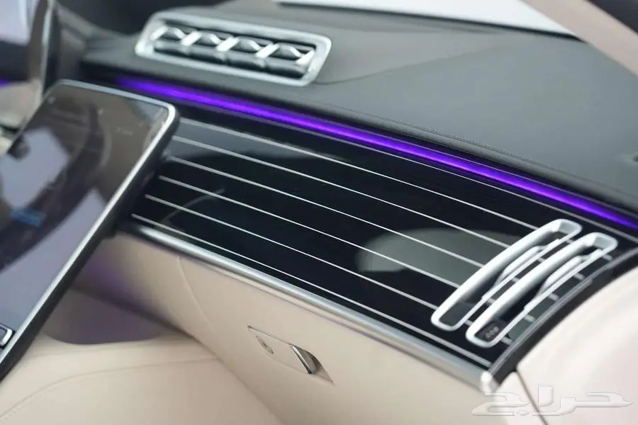 مرسيدس S 500 موديل 2025 أصفار خليجي أسود أبيض 12