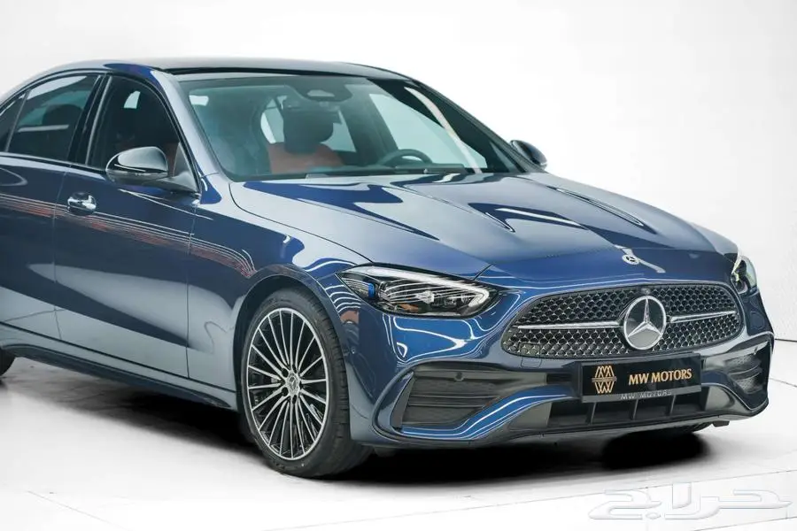 مرسيدس C 200 موديل 2025 بريميوم بلس أصفار خليجي أزرق جملي 2