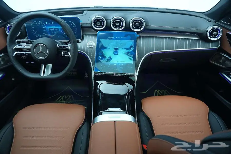 مرسيدس C 200 موديل 2025 بريميوم بلس أصفار خليجي أزرق جملي 6
