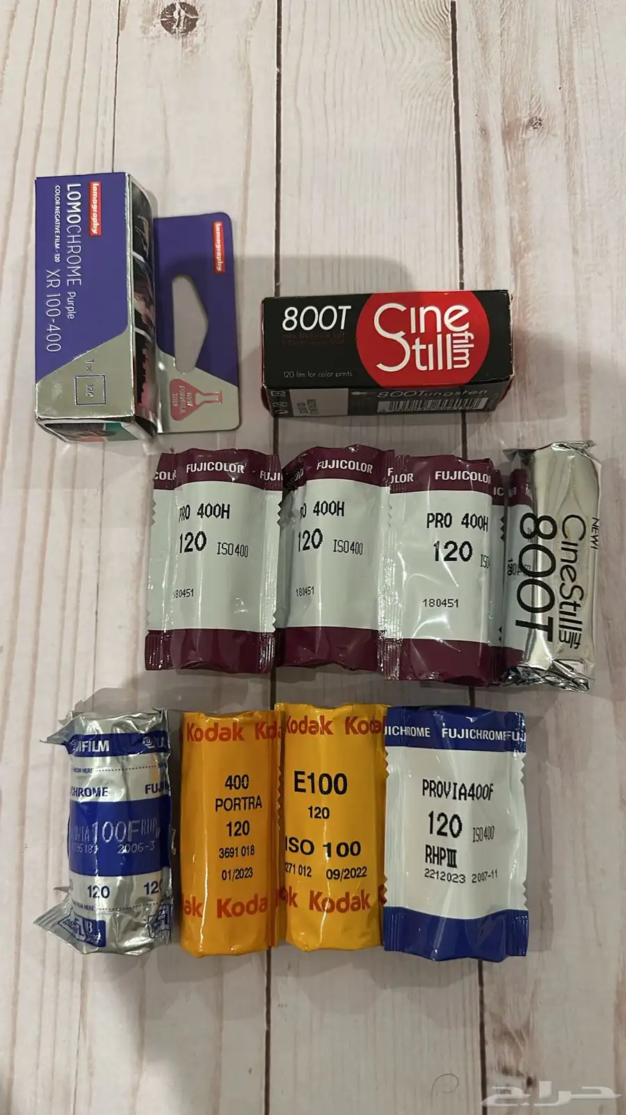 مجموعة افلام ميديام فورمات 120mm 0
