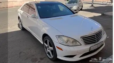 مرسيدس s500 اللون بيض لؤلؤي 1