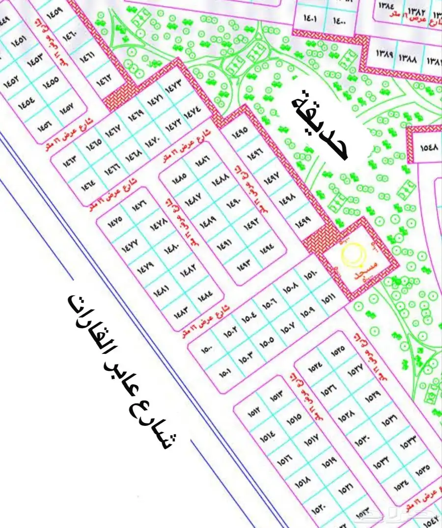 نص ارض للبيع في جوهرة العروس 1ها 0