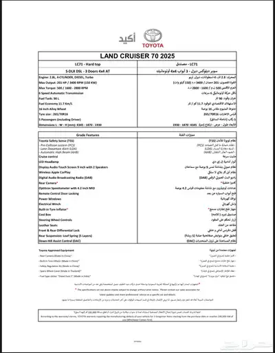 لاندكروزر ربع 2025 فل كامل 5