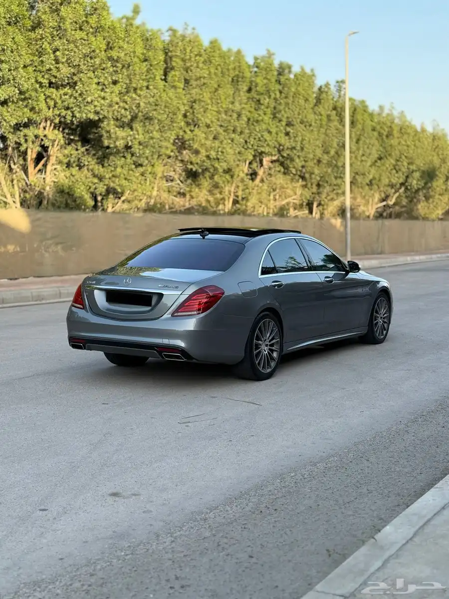 مرسيدس S500 مراتب طيارة كت AMG لون مميز 2