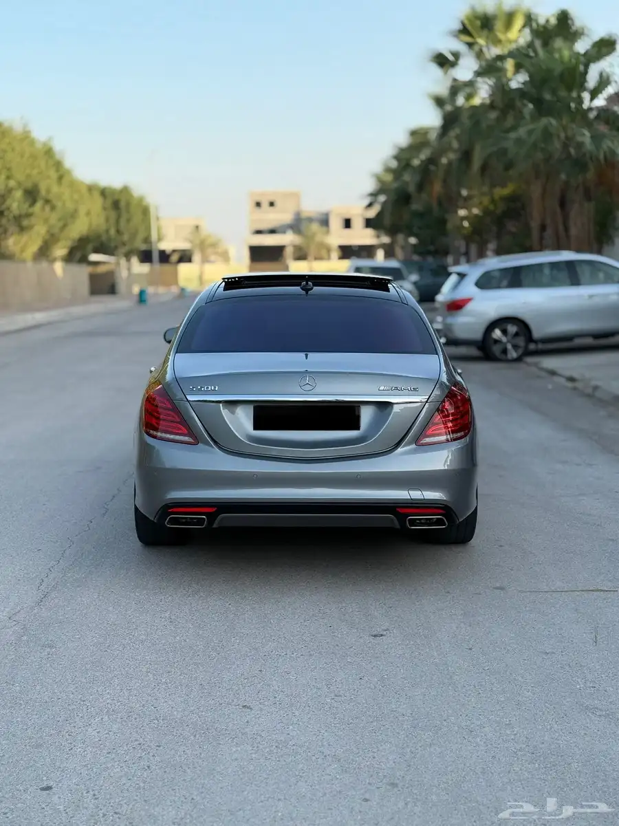 مرسيدس S500 مراتب طيارة كت AMG لون مميز 3