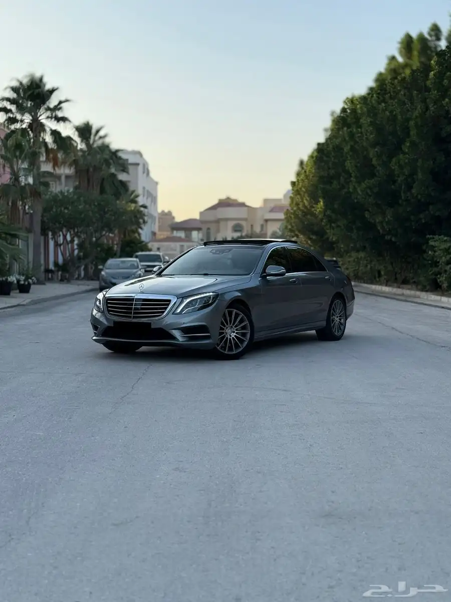 مرسيدس S500 مراتب طيارة كت AMG لون مميز 31