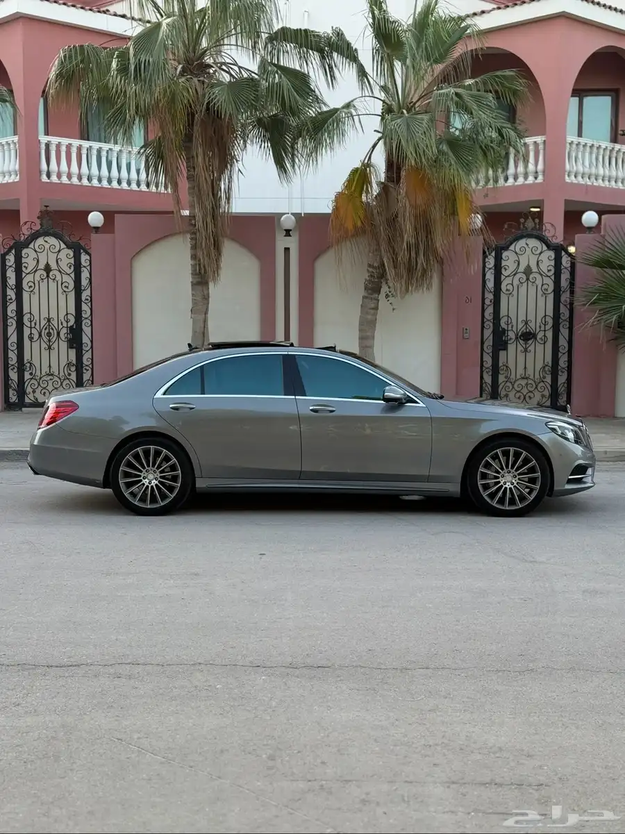 مرسيدس S500 مراتب طيارة كت AMG لون مميز 1