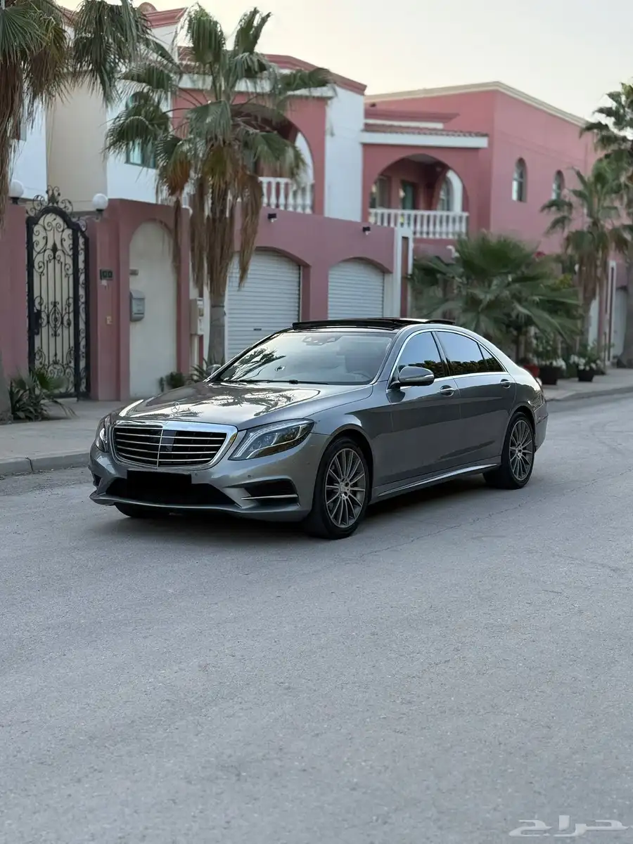 مرسيدس S500 مراتب طيارة كت AMG لون مميز 6
