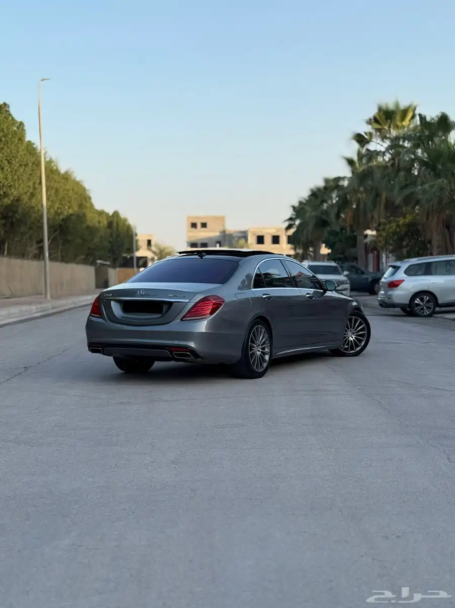 مرسيدس S500 مراتب طيارة كت AMG لون مميز 32