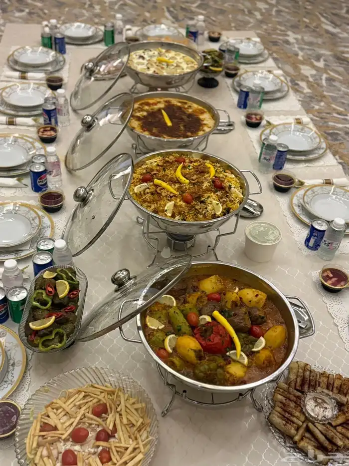 طبخ بأيدي سعوديه بوفيهات طلبات فرديه سلطات 1