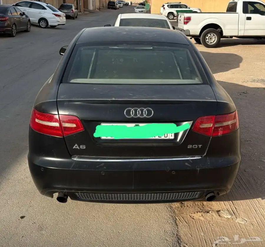 اودي 2010 A6 لون اسود ماشيه 156k نظيفه 0