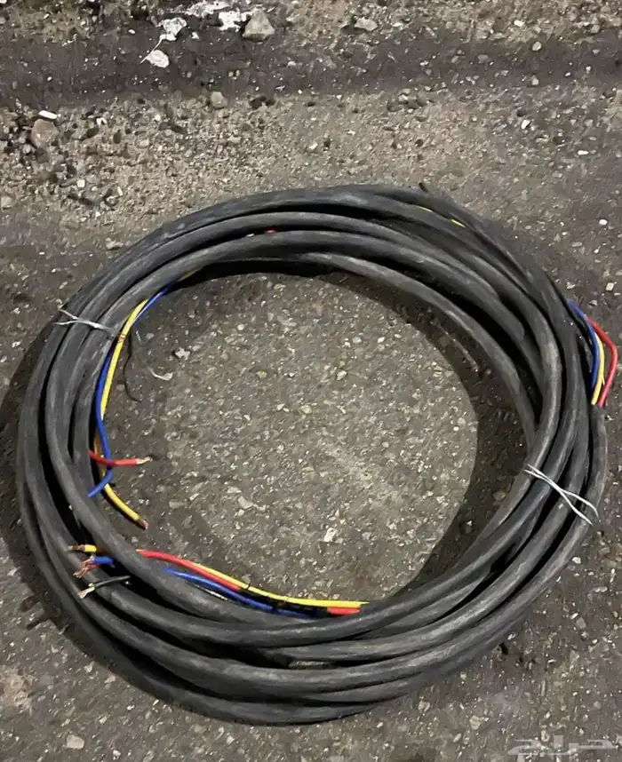 جرجور 1 2.وكيبل نحاس 4. خط 23 متر 25 mm. 2