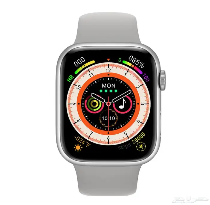ساعة ذكية شبيهة ابل 10 ميني مقاس 41MM لون فضي 5
