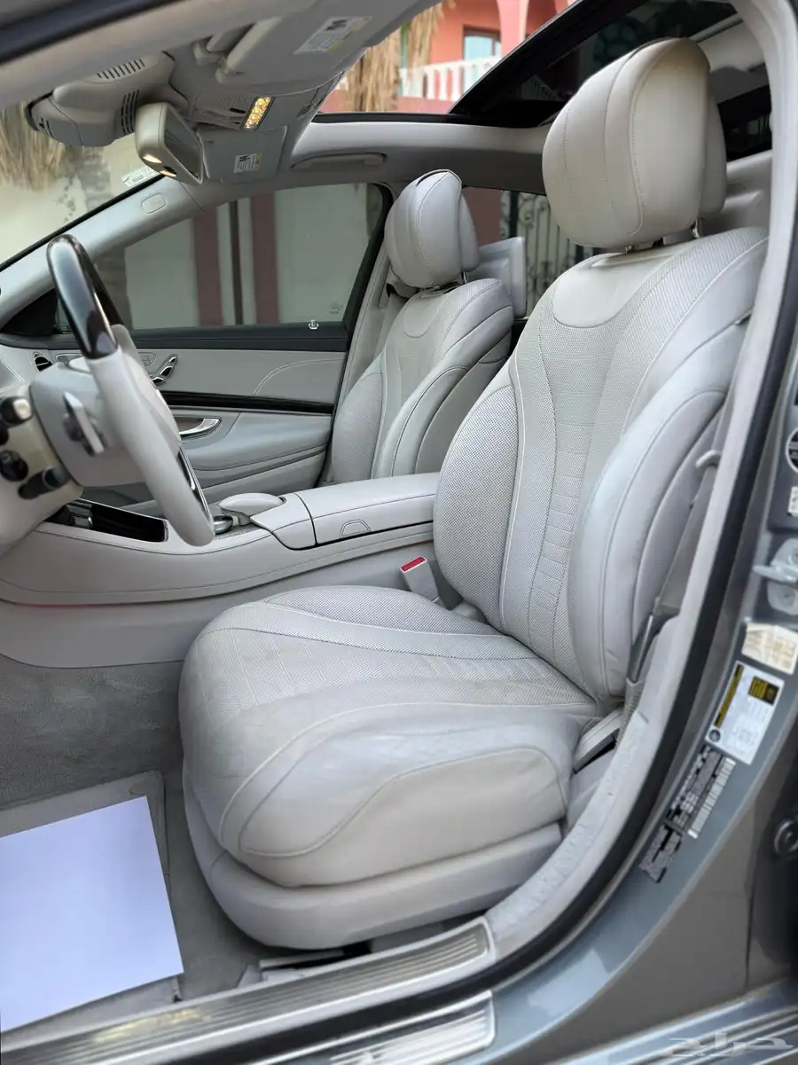 مرسيدس S500 مراتب طيارة كت AMG لون مميز 24