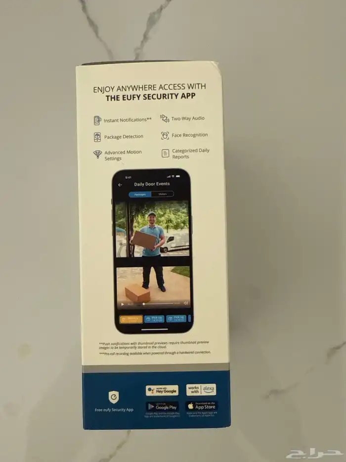 جرس باب ذكي Eufy Doorbell E340 بعدسة مزدوجة 2