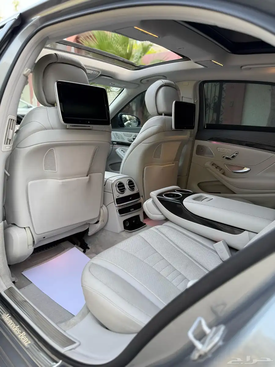 مرسيدس S500 مراتب طيارة كت AMG لون مميز 25