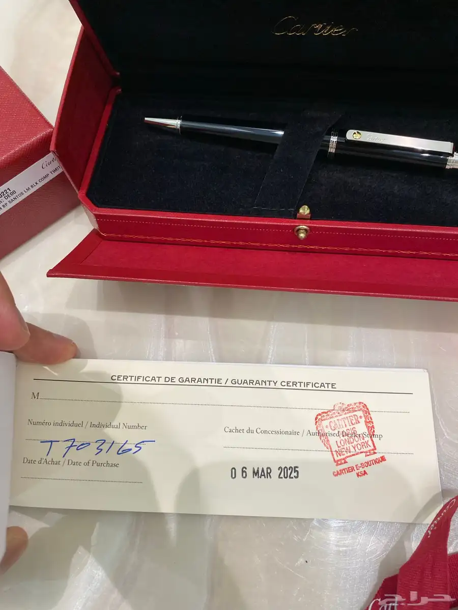 قلم كارتير اصلي جديد غير مستخدم Cartier 2