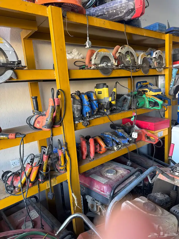 تأجير معدات قص خرسانه مولدات روله كور سقالات 7