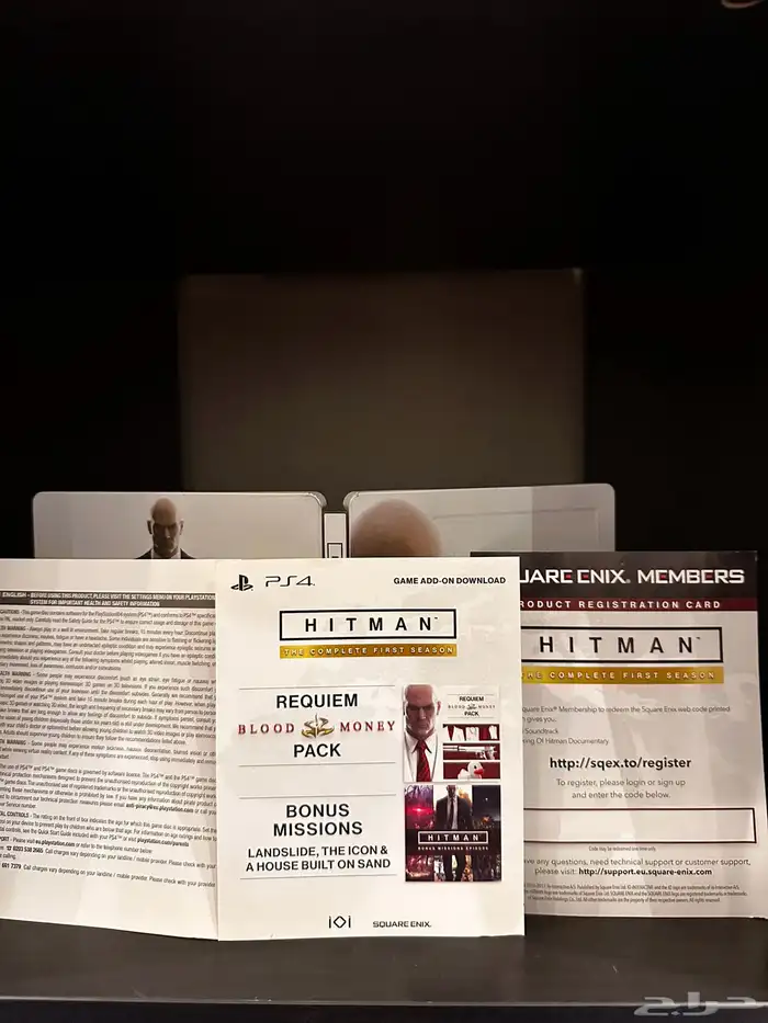 لعبة Hitman Steelbook غلاف حديدي فقط 4