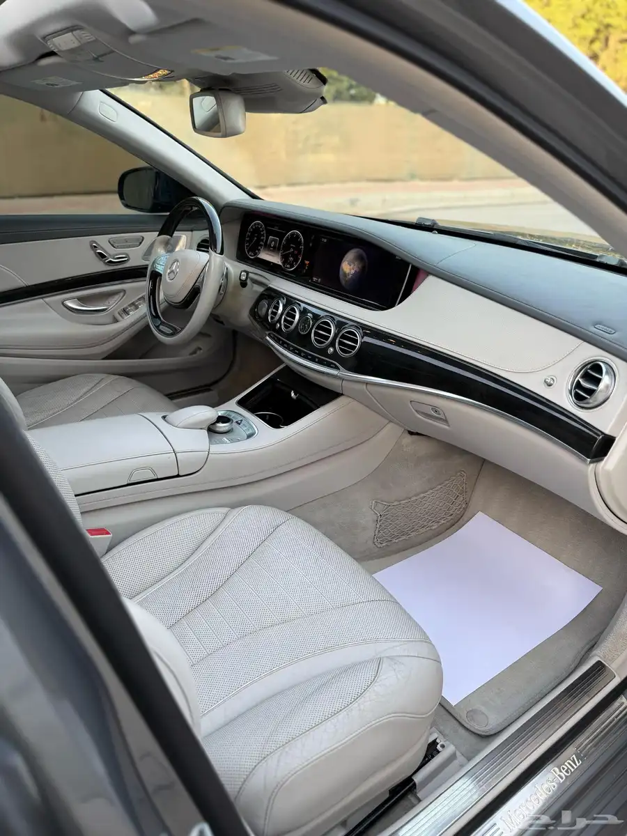 مرسيدس S500 مراتب طيارة كت AMG لون مميز 20