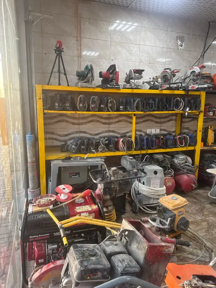 تأجير معدات قص خرسانه مولدات روله كور سقالات 4