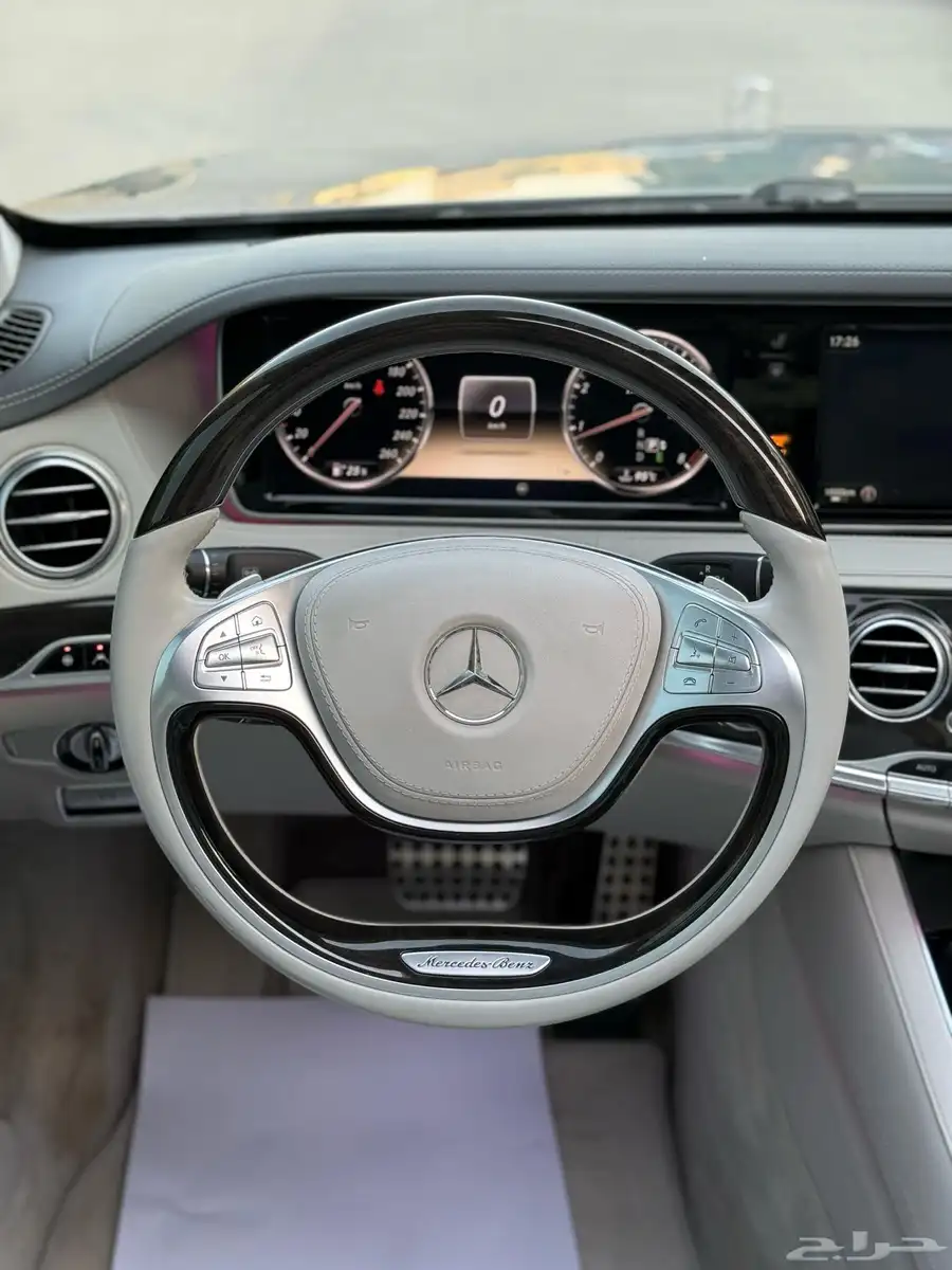 مرسيدس S500 مراتب طيارة كت AMG لون مميز 26