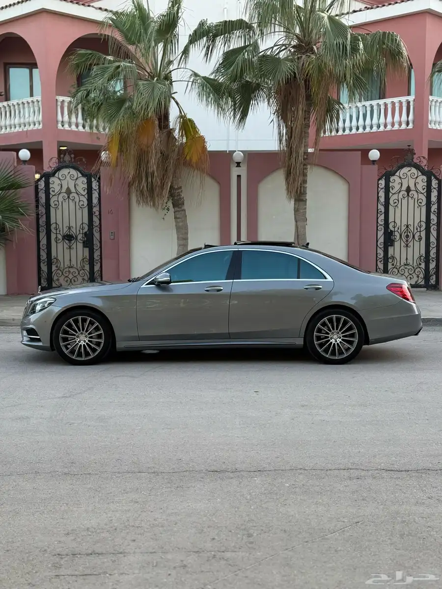 مرسيدس S500 مراتب طيارة كت AMG لون مميز 4