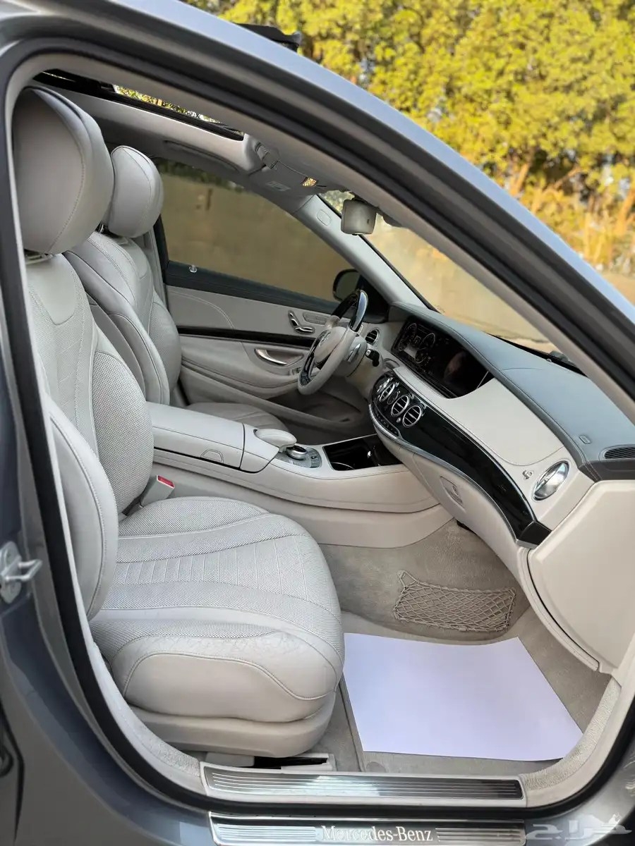 مرسيدس S500 مراتب طيارة كت AMG لون مميز 14