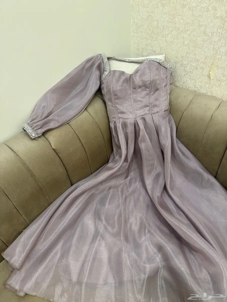فستان سهرة تفصيل استخدام مره فقط ب200 4