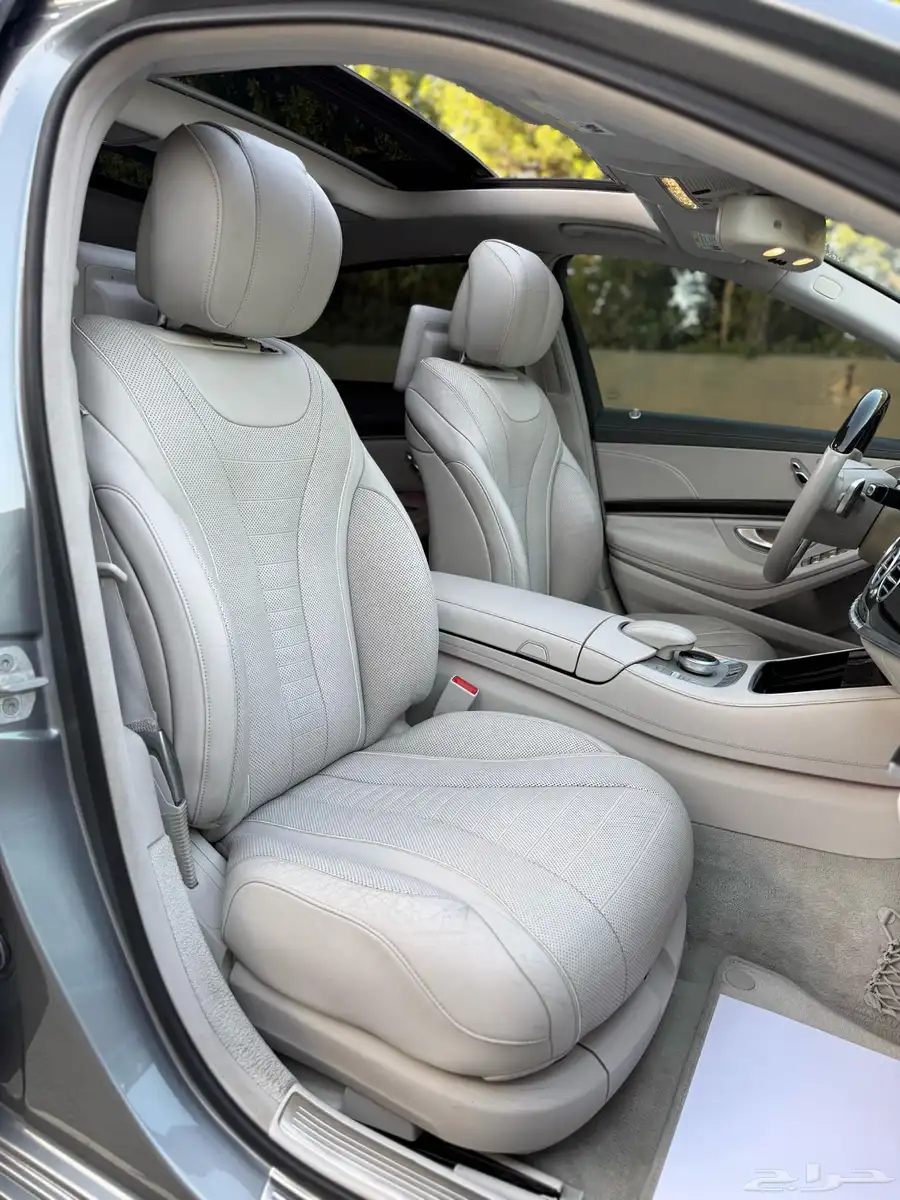 مرسيدس S500 مراتب طيارة كت AMG لون مميز 21