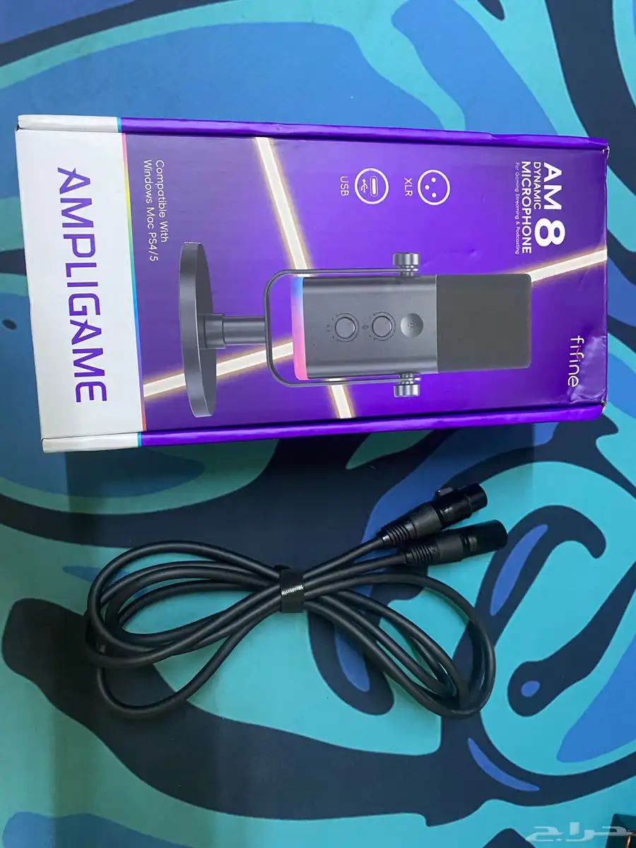 سماعة hyper x و مايك fifine و كنترول g7 se index