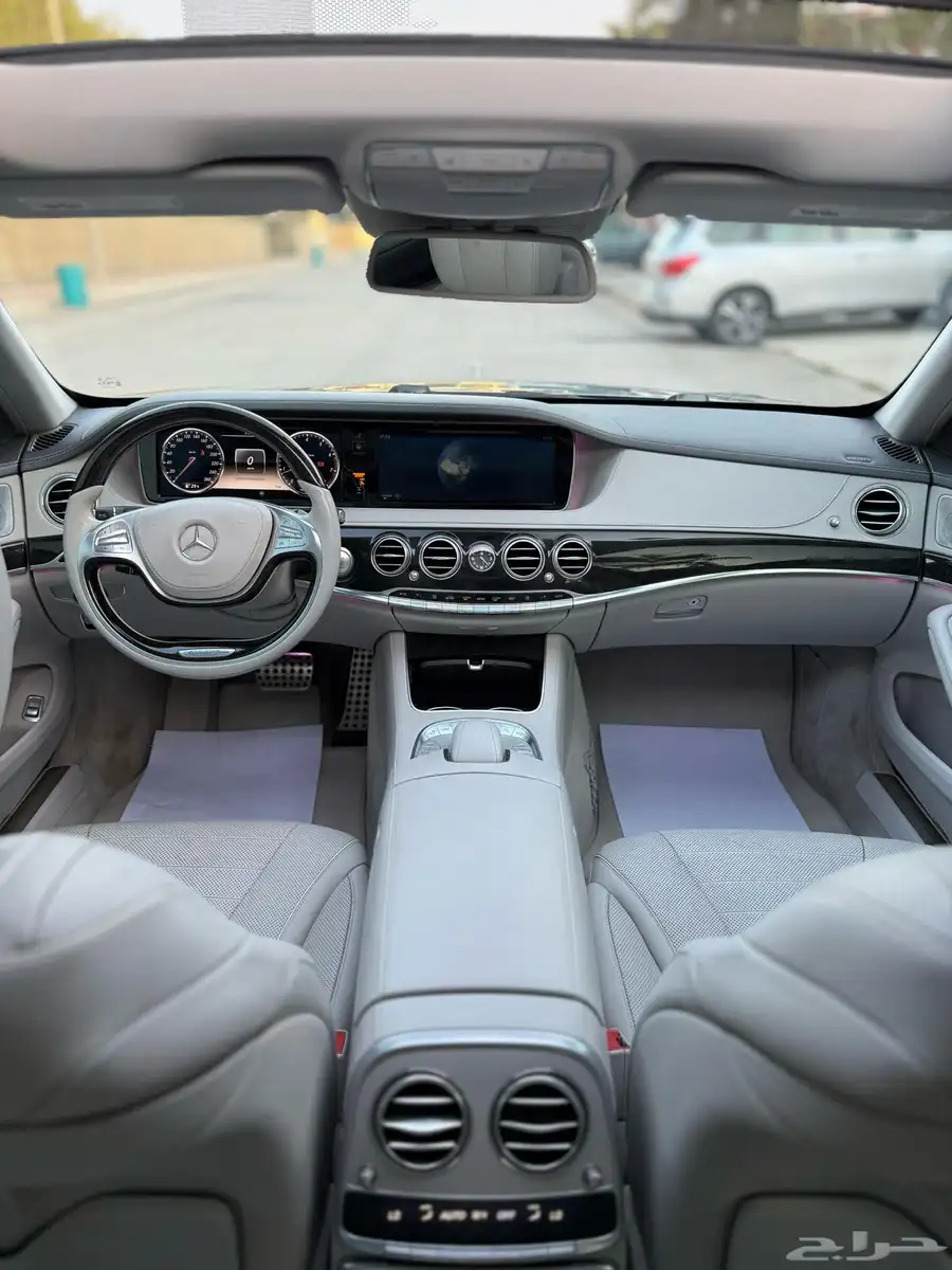 مرسيدس S500 مراتب طيارة كت AMG لون مميز 13