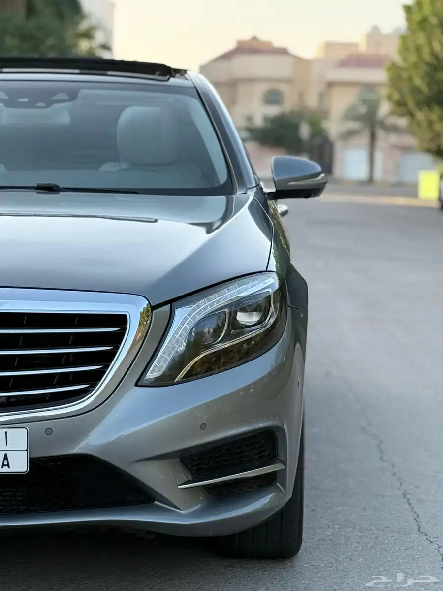 مرسيدس S500 مراتب طيارة كت AMG لون مميز 10