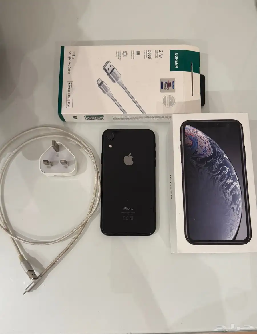آيفون XR أستعمال نظيف مع أغراضه 1