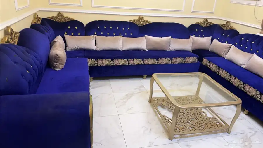 كنب جديد الخشب سويدي 2